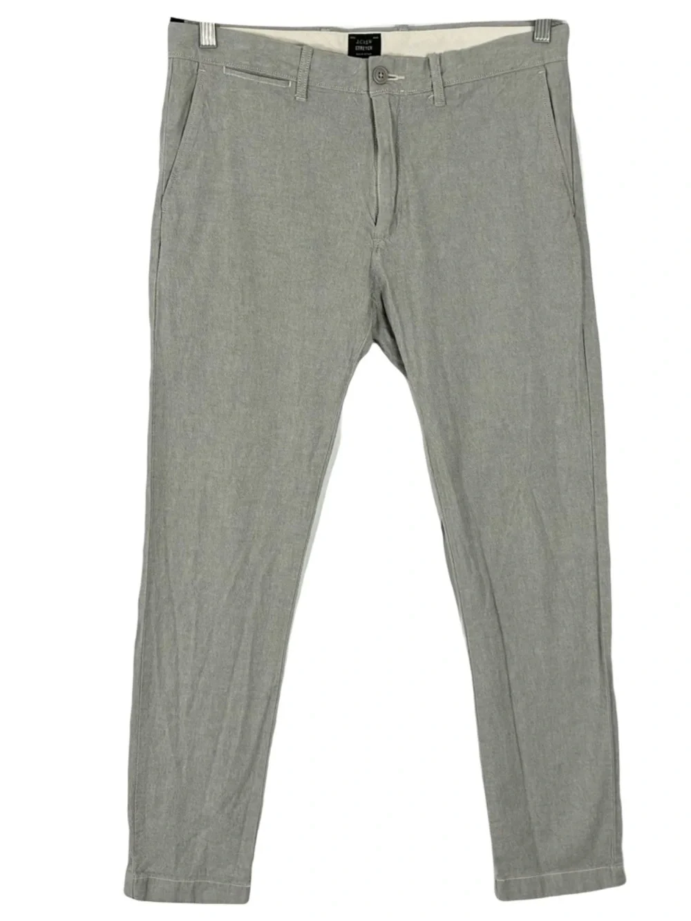 Nwot J Crew Grey 484 Slim Chino Pants 32x32 Stretch Work Office Career Workwear